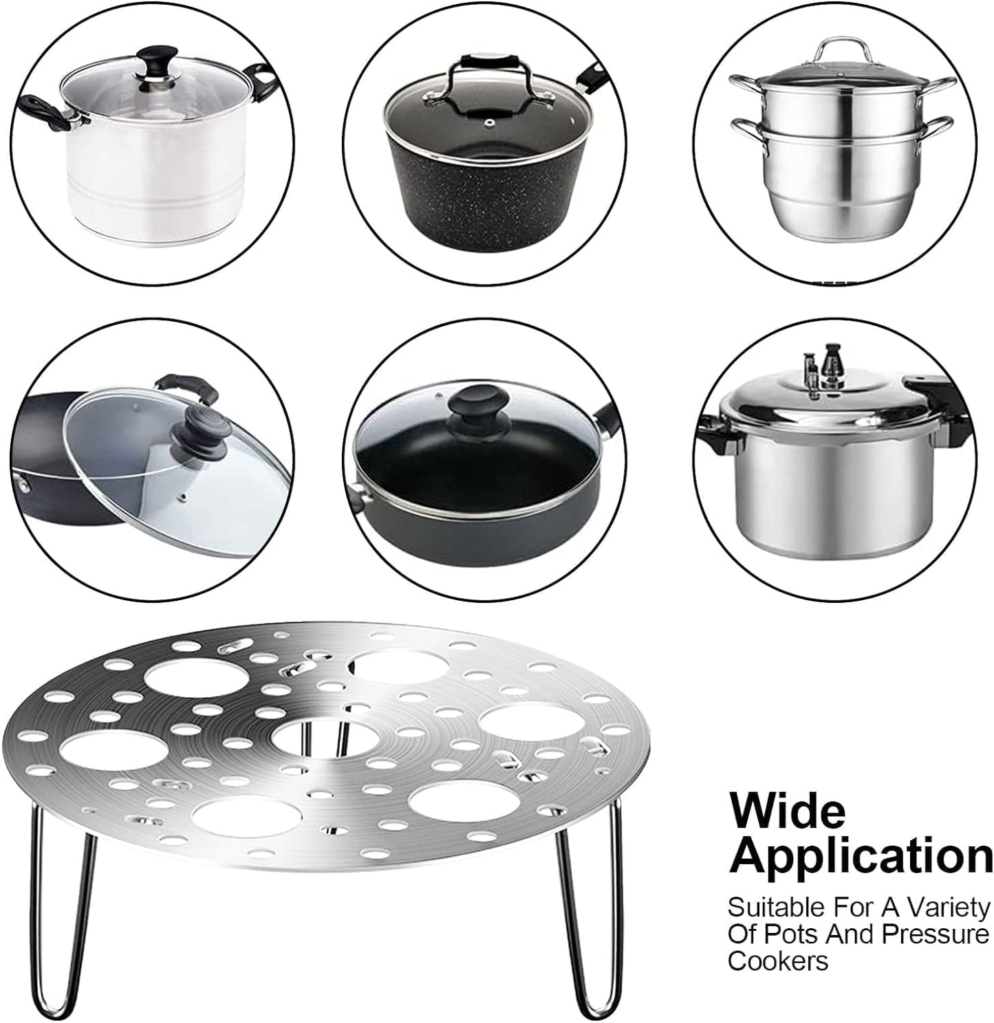 Stainless Steel Egg-Multipurpose Steaming Rack