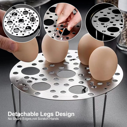 Stainless Steel Egg-Multipurpose Steaming Rack
