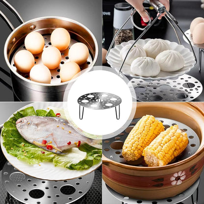 Stainless Steel Egg-Multipurpose Steaming Rack